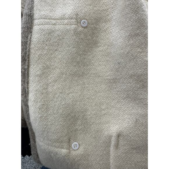 Alafoss Icewool S Ivory 100% Pure Virgin Wool Long Cardigan Sweater Coat - Picture 5 of 16